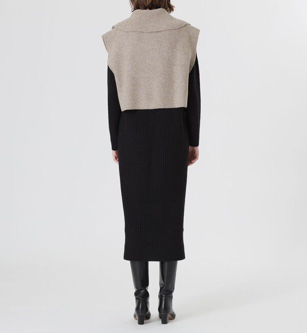  「ZIPニットコンビワンピース」|ワンピース|