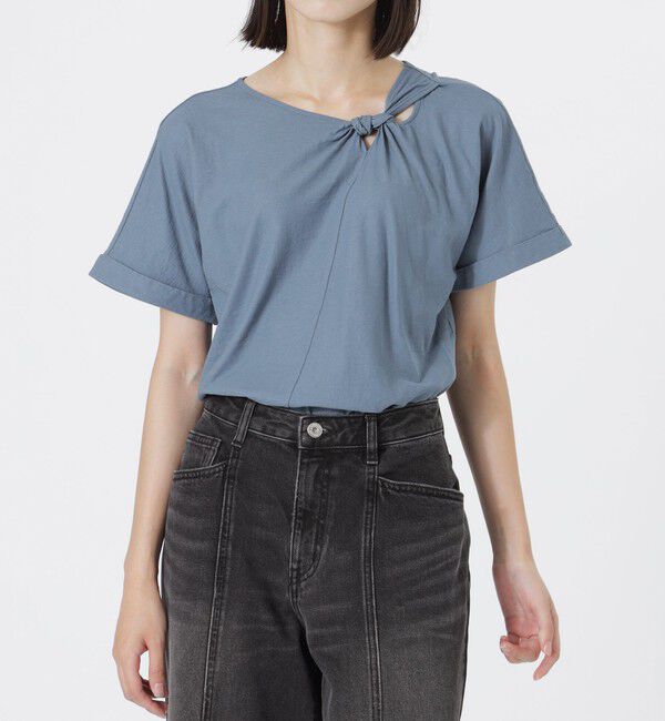  「フロントノットTシャツ」|Tシャツ・カットソー|
