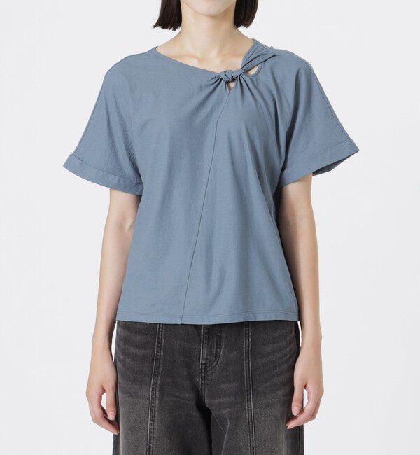  「フロントノットTシャツ」|Tシャツ・カットソー|