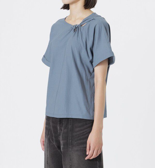  「フロントノットTシャツ」|Tシャツ・カットソー|