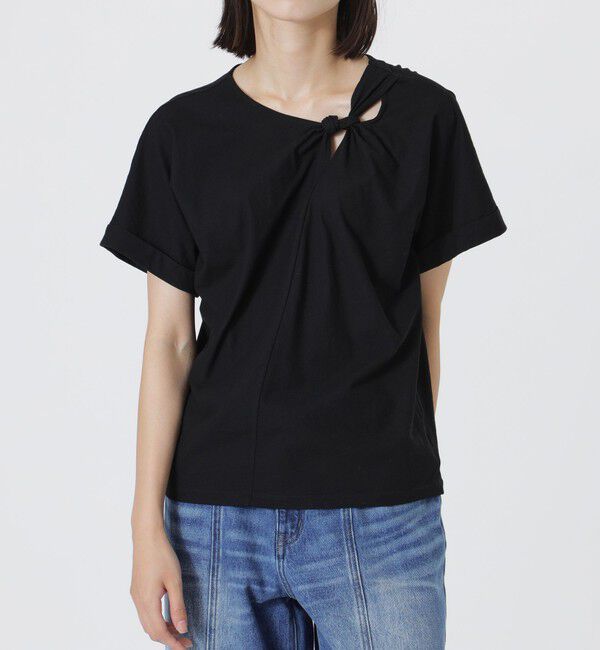  「フロントノットTシャツ」|Tシャツ・カットソー|