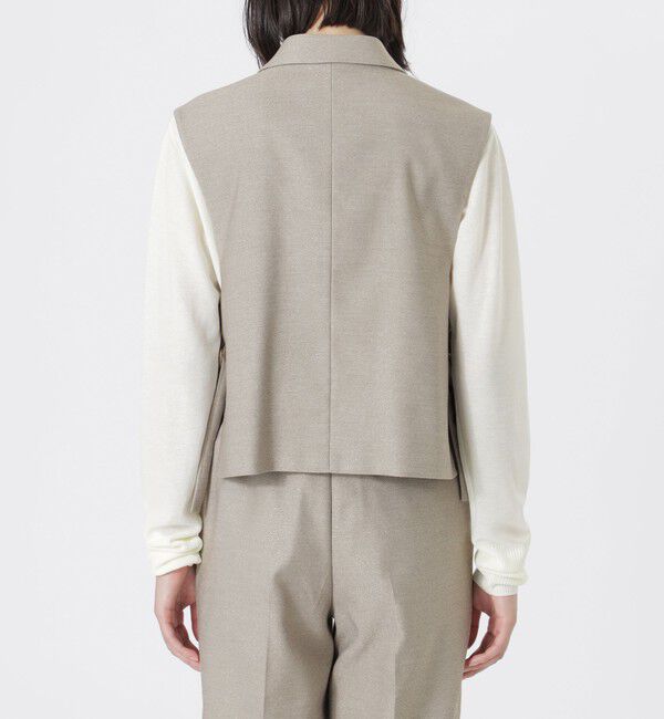  「ラメツイルショートジレ」|ブルゾン・スタジャン|