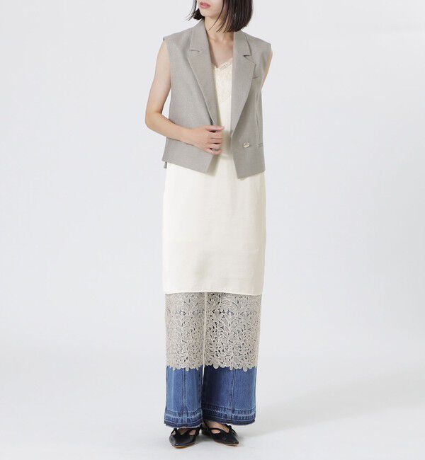  「ラメツイルショートジレ」|ブルゾン・スタジャン|