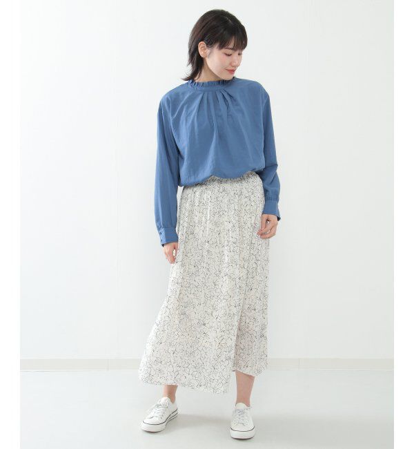 ikka「襟フリル2WAYブラウス」|シャツ・ブラウス|