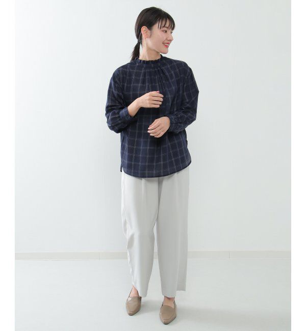 ikka「襟フリル2WAYブラウス」|シャツ・ブラウス|