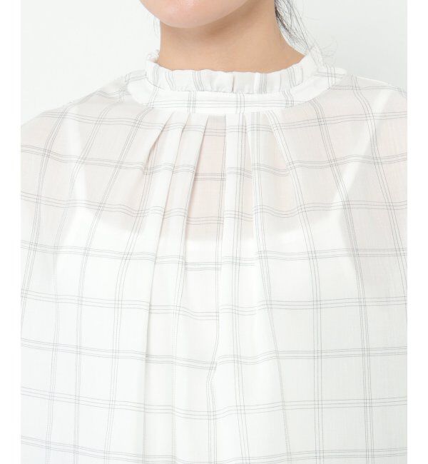 ikka「襟フリル2WAYブラウス」|シャツ・ブラウス|