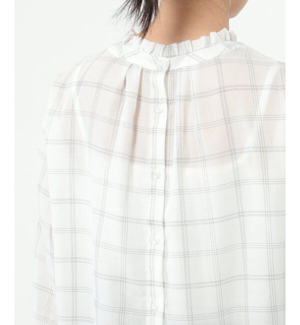ikka「襟フリル2WAYブラウス」|シャツ・ブラウス|