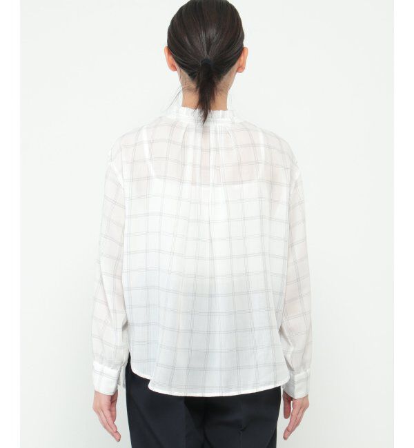 ikka「襟フリル2WAYブラウス」|シャツ・ブラウス|