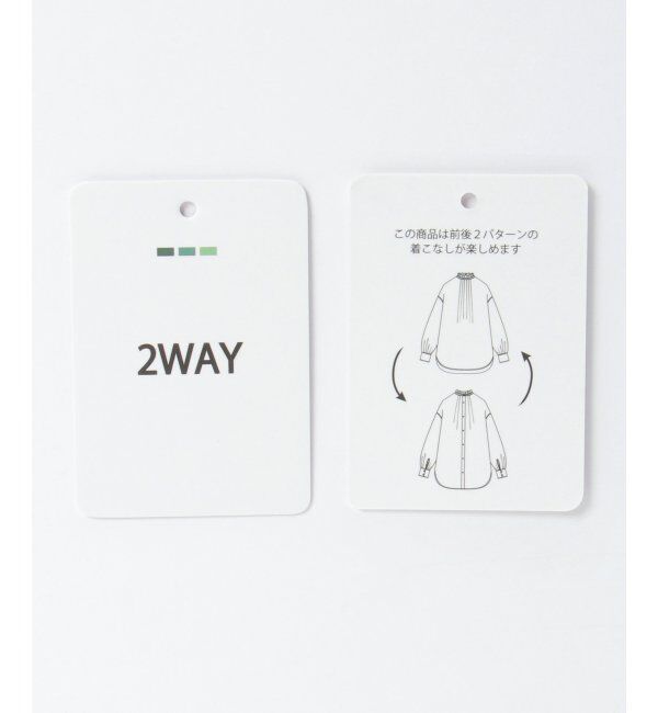 ikka「襟フリル2WAYブラウス」|シャツ・ブラウス|