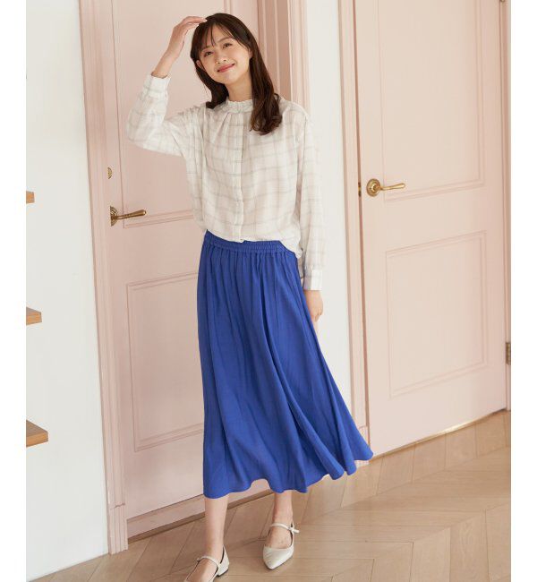 ikka「襟フリル2WAYブラウス」|シャツ・ブラウス|