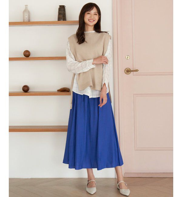 ikka「襟フリル2WAYブラウス」|シャツ・ブラウス|