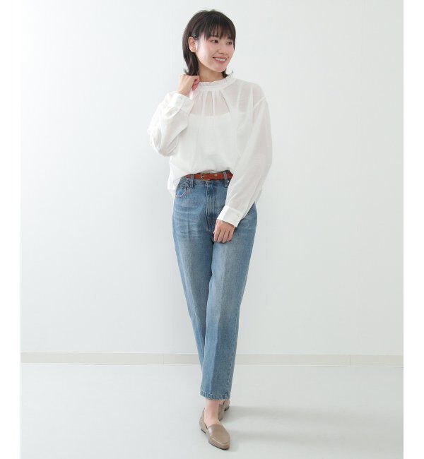 ikka「襟フリル2WAYブラウス」|シャツ・ブラウス|