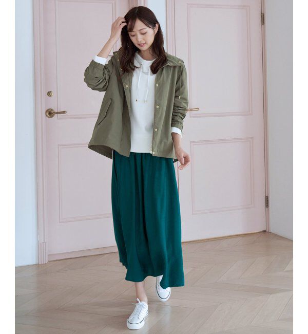 ikka「ボリュームギャザースラブスカート」|スカート|