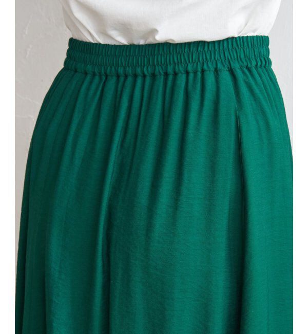 ikka「ボリュームギャザースラブスカート」|スカート|