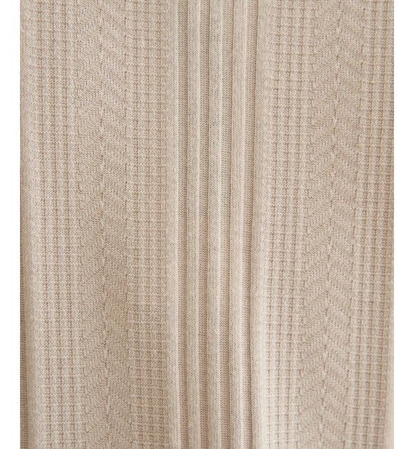 ikka「ヘリンボンジャカードフェイクベストロンT」|Tシャツ・カットソー|