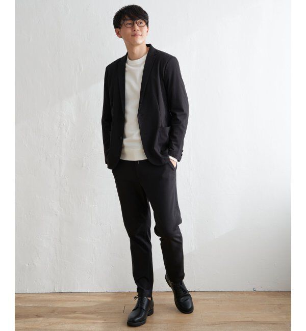 IKKA LOUNGE「【洗濯機で洗える】ウォッシャブルコットンライクニット」|プルオーバー|