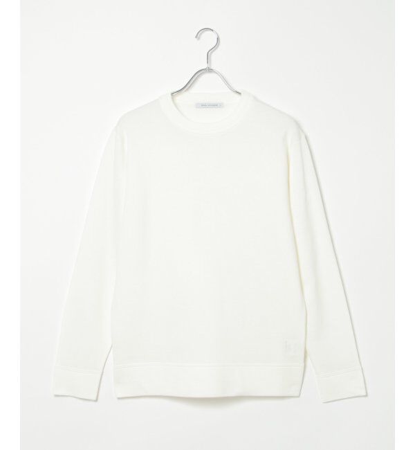 IKKA LOUNGE「【洗濯機で洗える】ウォッシャブルコットンライクニット」|プルオーバー|