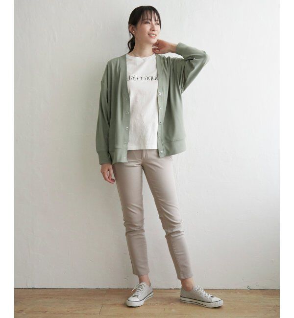 ikka「スポンディッシュVネックカーディガン」|カーディガン|