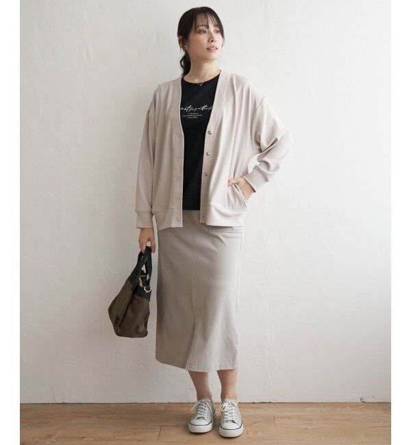 ikka「スポンディッシュVネックカーディガン」|カーディガン|