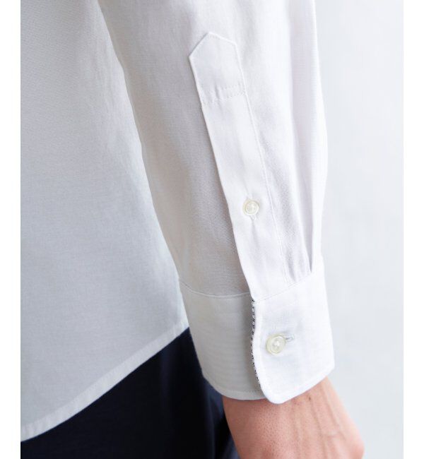 ikka「オックスブロックスナナメキリカエＳＨ」|シャツ・ブラウス|