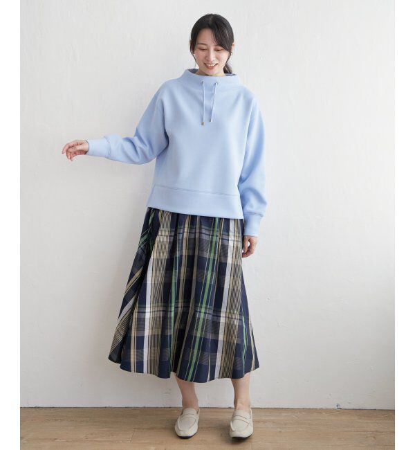 ikka「ビッグチェックスカート」|スカート|