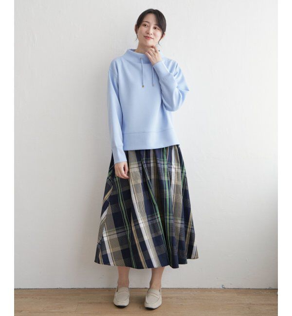 ikka「ビッグチェックスカート」|スカート|