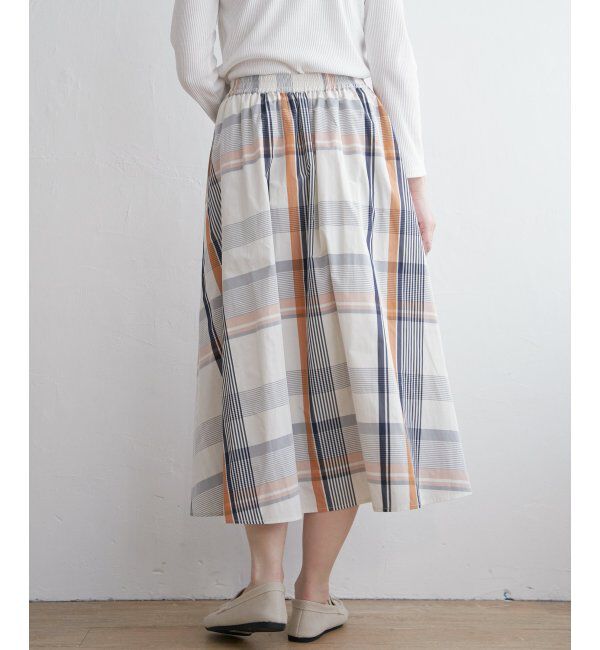 ikka「ビッグチェックスカート」|スカート|