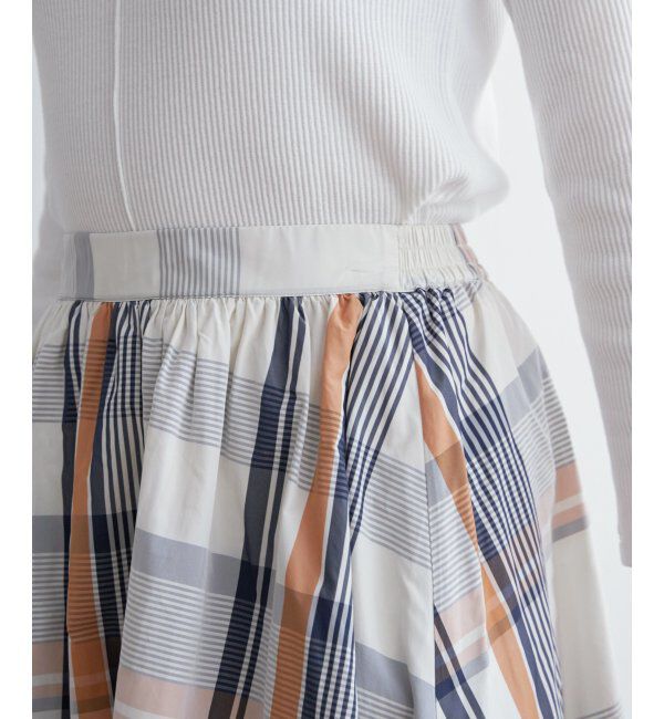 ikka「ビッグチェックスカート」|スカート|