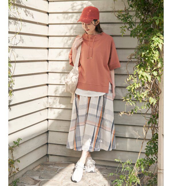 ikka「ビッグチェックスカート」|スカート|