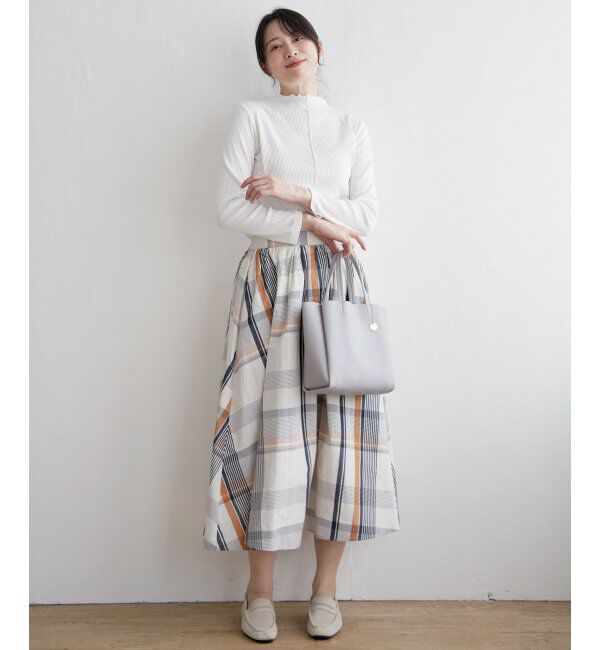 ikka「ビッグチェックスカート」|スカート|
