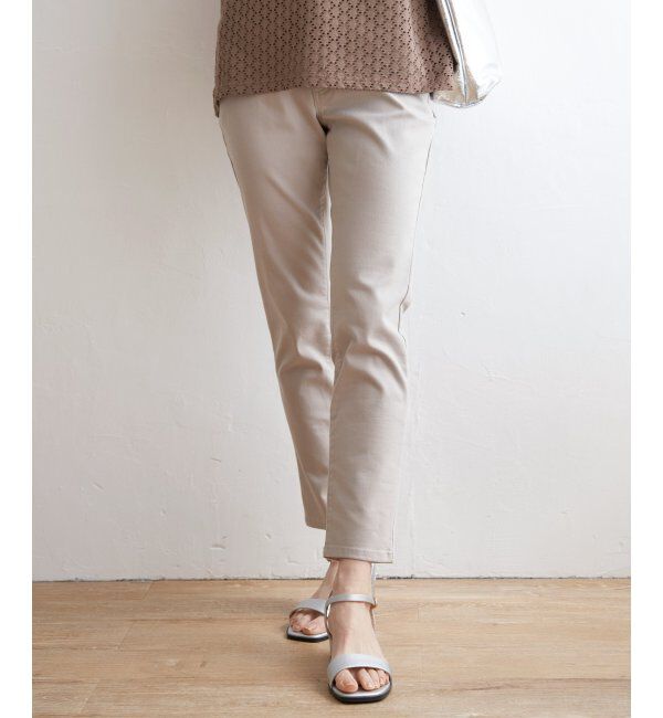 ikka「GOKU楽ストレッチスキニーパンツ」|その他|ベージュ