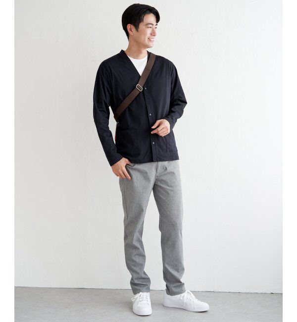 ikka「GOKU楽AIRVネックカーディガン」|カーディガン|