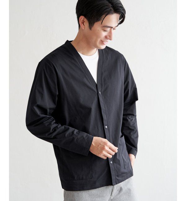 ikka「GOKU楽AIRVネックカーディガン」|カーディガン|