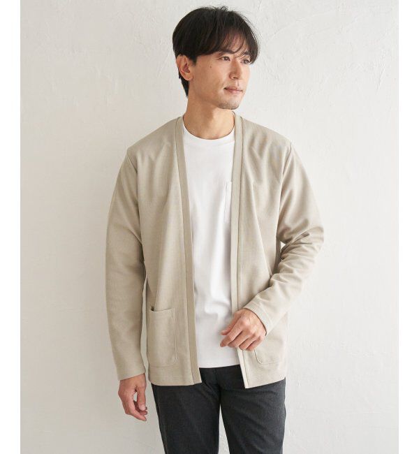 ikka「ＷフェイスＤＲＹカノコカーデ」|カーディガン|