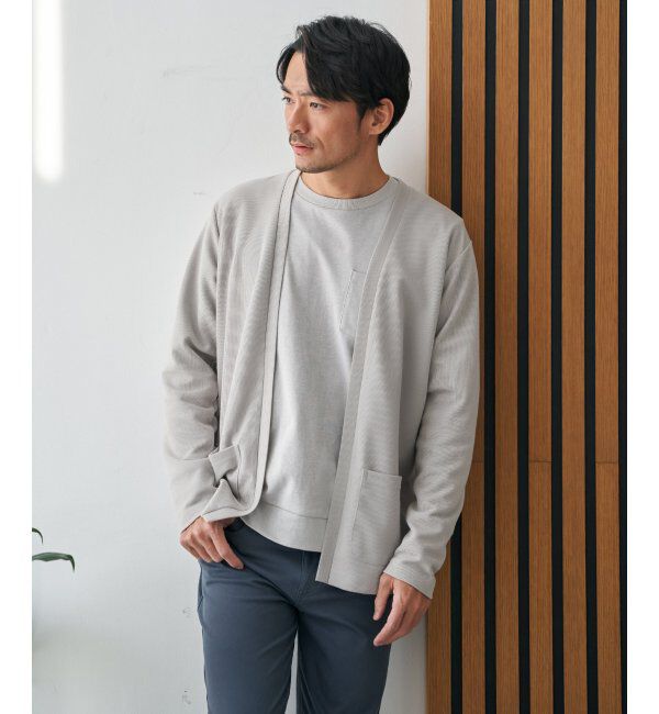 ikka「ＷフェイスＤＲＹカノコカーデ」|カーディガン|