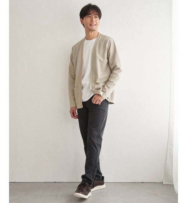 ikka「ＷフェイスＤＲＹカノコカーデ」|カーディガン|