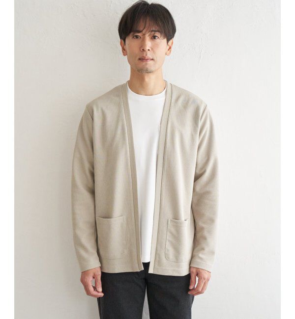 ikka「ＷフェイスＤＲＹカノコカーデ」|カーディガン|