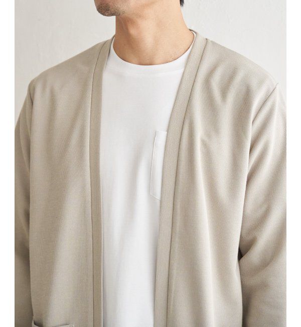 ikka「ＷフェイスＤＲＹカノコカーデ」|カーディガン|