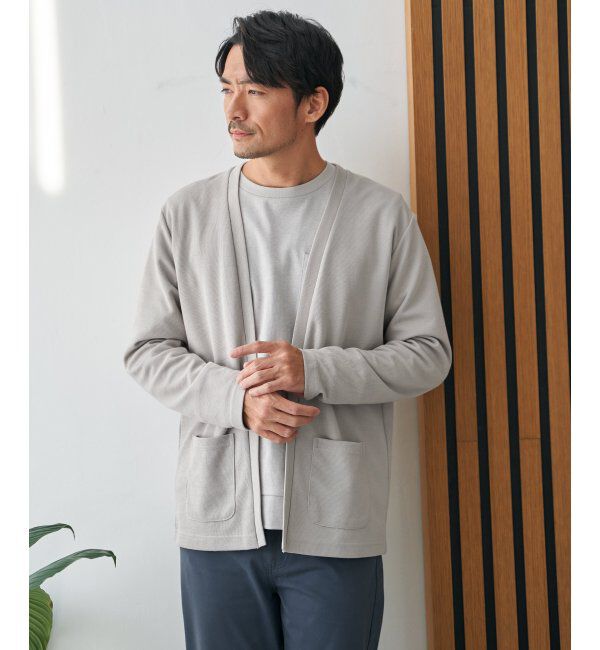 ikka「ＷフェイスＤＲＹカノコカーデ」|カーディガン|
