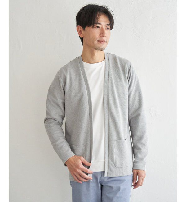 ikka「ＷフェイスＤＲＹカノコカーデ」|カーディガン|