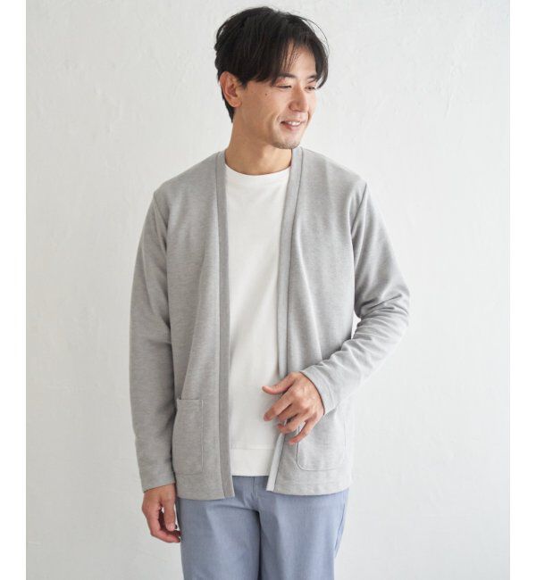 ikka「ＷフェイスＤＲＹカノコカーデ」|カーディガン|
