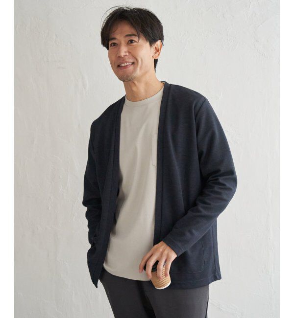 ikka「ＷフェイスＤＲＹカノコカーデ」|カーディガン|