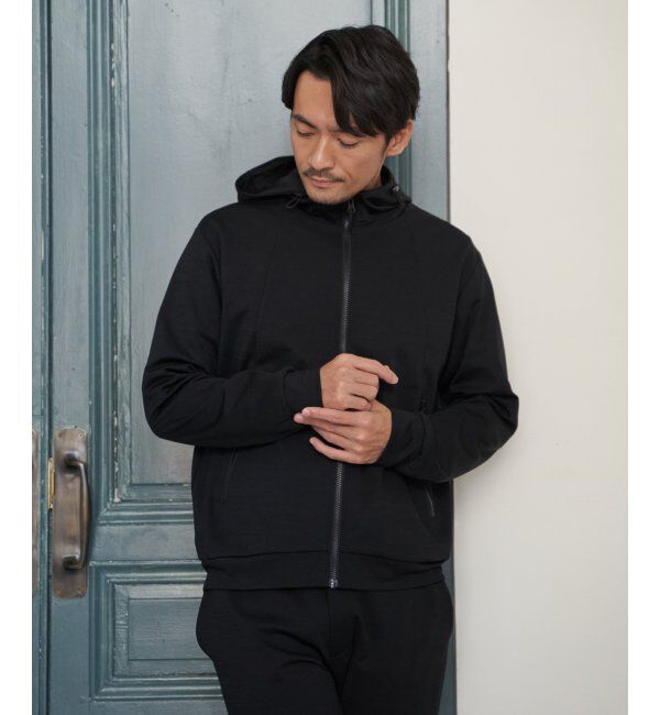 ikka「【イージーケア／吸水速乾】ドライポンチジップパーカ」|カーディガン|