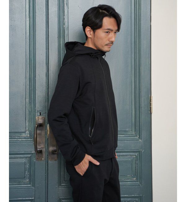 ikka「【イージーケア／吸水速乾】ドライポンチジップパーカ」|カーディガン|