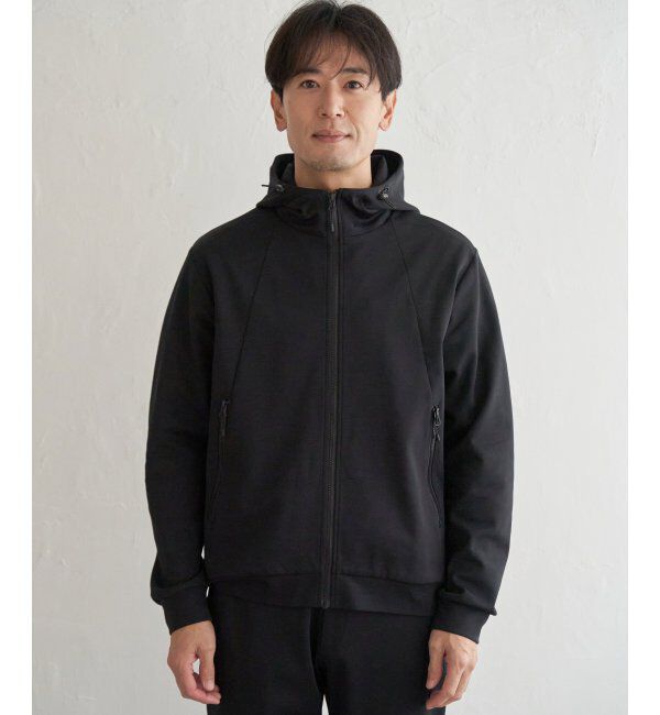 ikka「【イージーケア／吸水速乾】ドライポンチジップパーカ」|カーディガン|