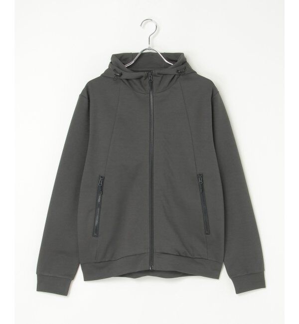 ikka「【イージーケア／吸水速乾】ドライポンチジップパーカ」|カーディガン|