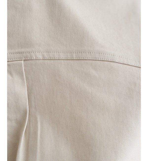 ikka「ストレッチデニムノーカラーシャウター【親子コーデ】」|ブルゾン・スタジャン|