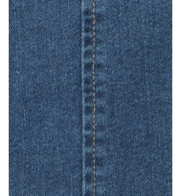 ikka「ストレッチデニムノーカラーシャウター【親子コーデ】」|ブルゾン・スタジャン|