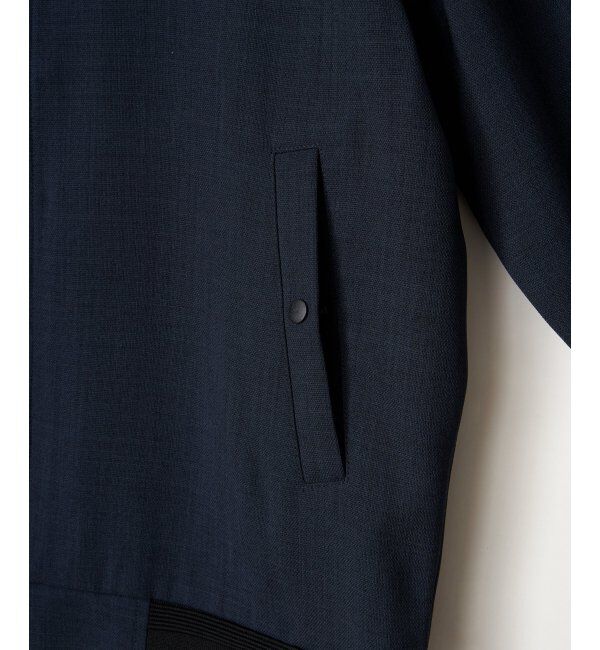 ikka「イージーケアリネンライクブルゾン【親子コーデ】」|ブルゾン・スタジャン|