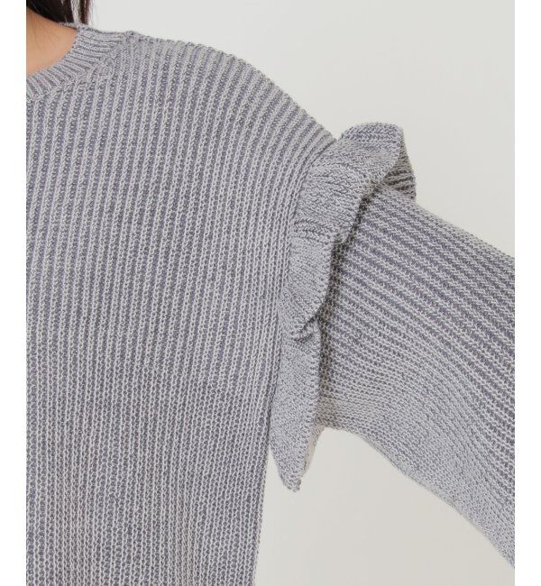 Lbc with Life「フリルニットプルオーバー」|カーディガン|